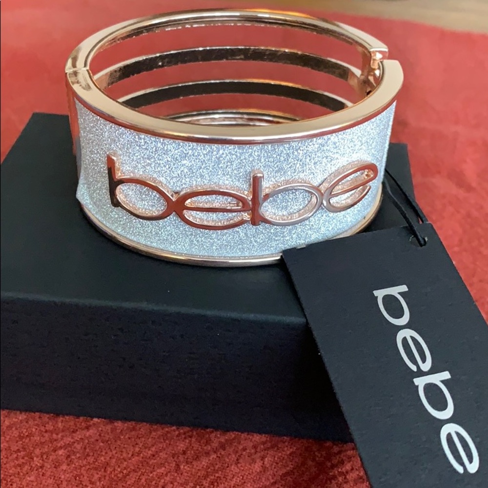 Bebe Rose Gold Bracelet Cuff